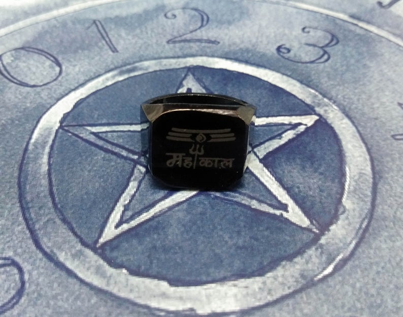 Dakhina Kali Dakshina Maa Spiritual Protection Ring Talisman Seal