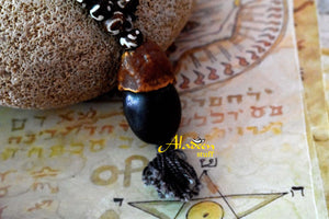 Rare Black Aghori Maa Kaali Eye Amulet - Wealth Richness Good Luck Success