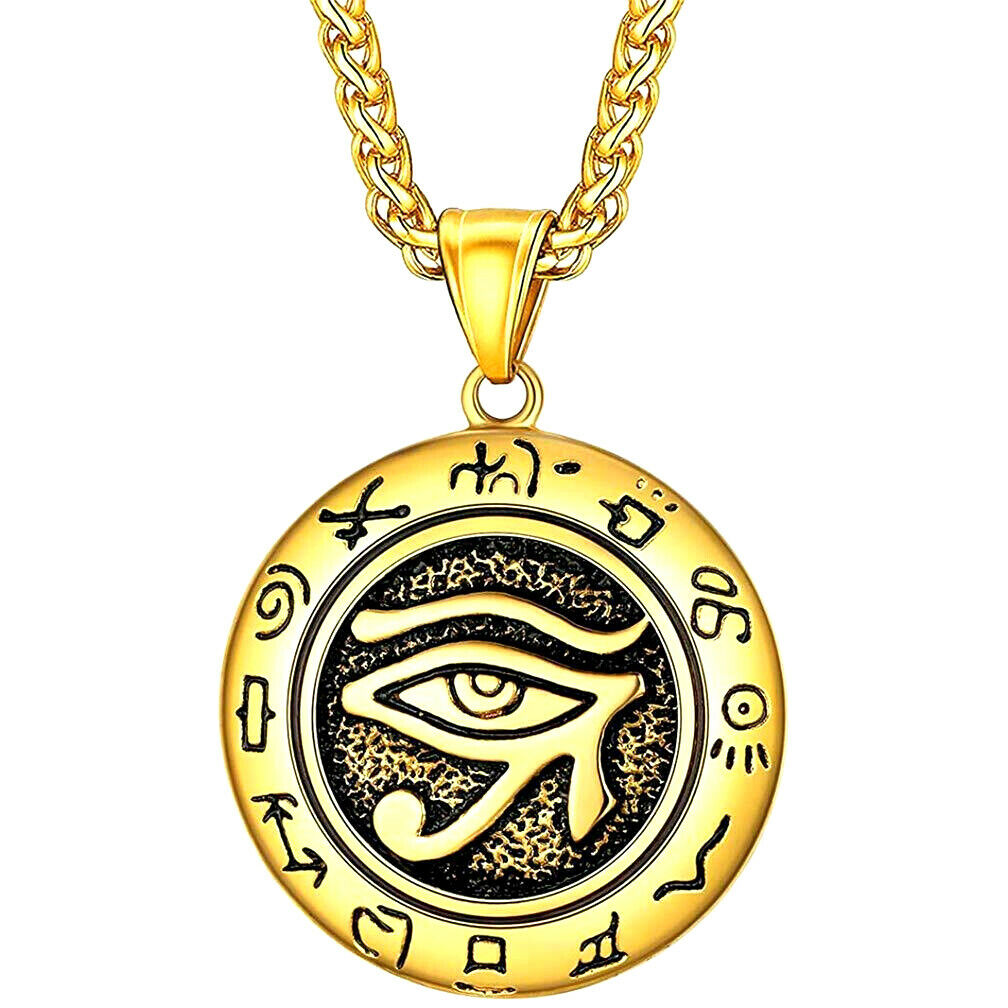 Aghori Made Pendant Uncrossing Enemy Protection Evil Eye Gold Amulet End Curses