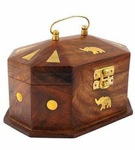 Load image into Gallery viewer, Wooden Energized Box Keep the Stuff Energized Aghori Occult 1 Box 